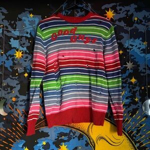 Chucky Good Guys Striped Sweater